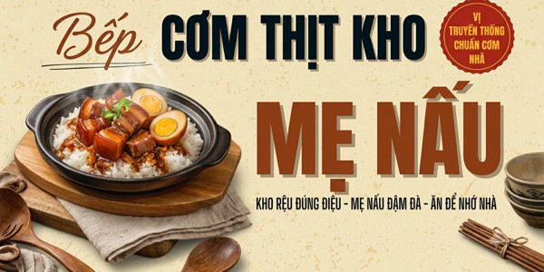 Bếp Cơm Thịt Kho Mẹ Nấu