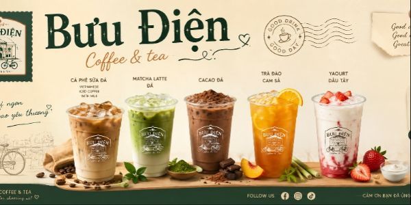 Bưu Điện Coffee & Tea - 156 Hạ Long