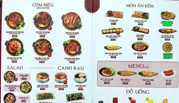 Cơm Niêu Singapore - Kombo - 17 Hai Bà Trưng