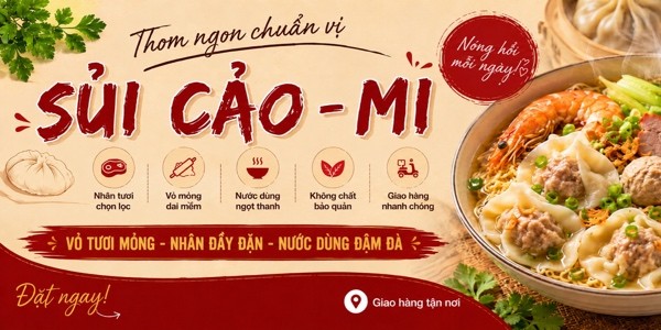 Hồng Lợi Quán - Sủi Cảo & Mì - Hậu Giang