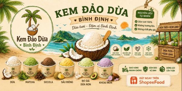 Kem Đảo Dừa Bình Định - 146/1C Lý Thái Tổ