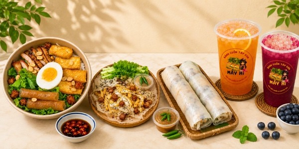 Tiệm MâyHi - Bánh Cuốn Tây Sơn, Bún Xì Dầu & Bún Thịt Nướng - 202 Trần Văn Ơn