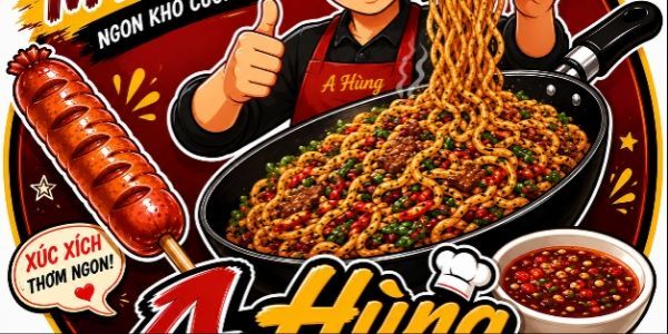Ăn Vặt A Hùng 24h - Mì Xào Bò
