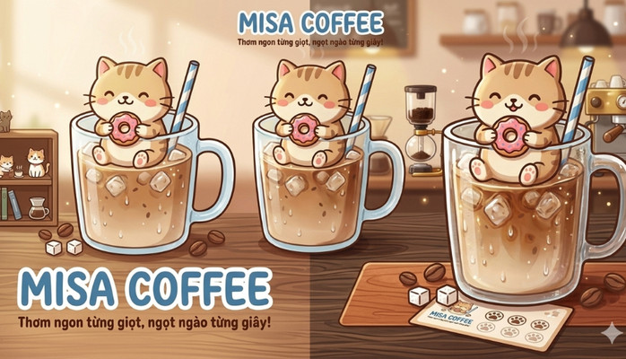 Misa Coffee - Cà Phê, Trà Sữa & Latte - Z115