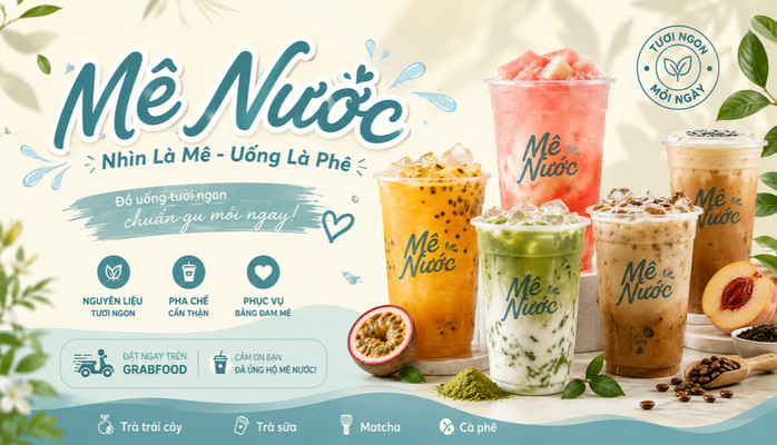 Mê Nước  - Uống Là Phê - Nha Trang