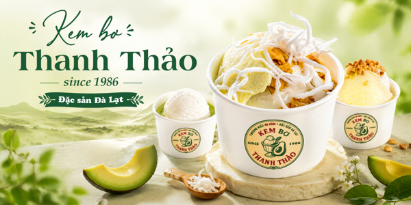 Kem Bơ Thanh Thảo - Kem Bơ Sầu Riêng Đặc Sản 40 Năm Đà Lạt & Cafe Cầu Đất - 368/3 Nguyễn Văn Lượng