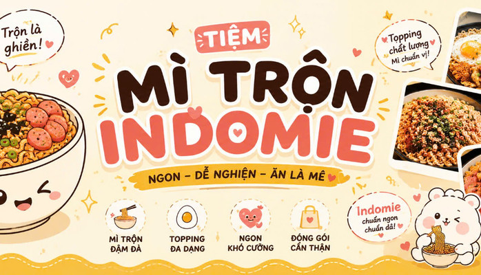 Tiệm Mì Trộn Indomie - Nguyễn Tất Thành