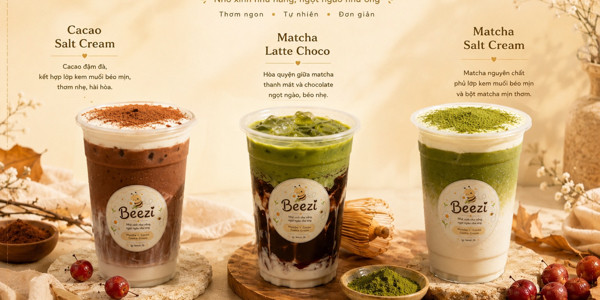 Beezi Matcha - Cookie Và Dâu - Phố Trạm
