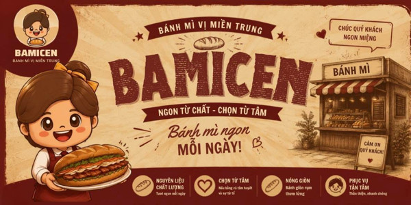 BAMICEN Bánh Mì Miền Trung