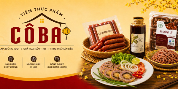 Tiệm Thực Phẩm Cô Ba - Huỳnh Cương