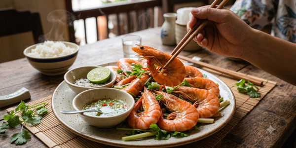 Tôm Sú Hấp 68 - Seafood - Tân Sơn Nhì