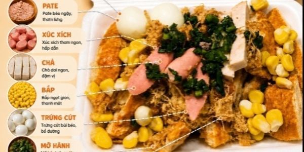 Ăn Vặt, Mì Trộn & Bánh Mì nướng Muối Ớt - Trong Hẻm
