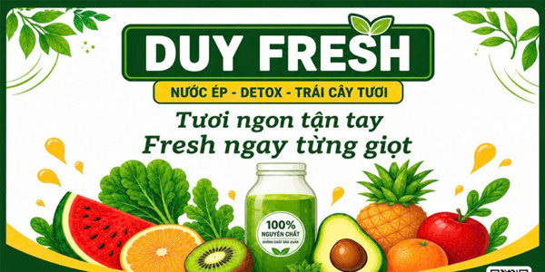 Duy Fresh - Nước Ép, Detox & Trái Cây Tươi - Man Thiện