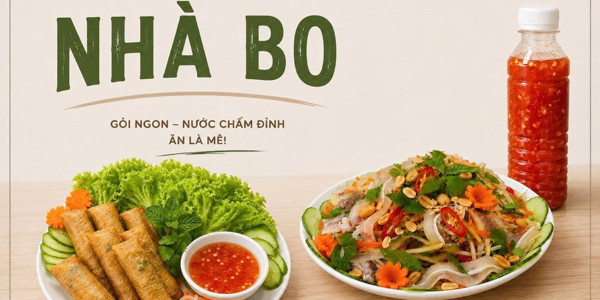 Tiệm Nhà Bo - Gỏi Đu Đủ Tai Heo & Chả Giò Chiên - Hoàng Việt