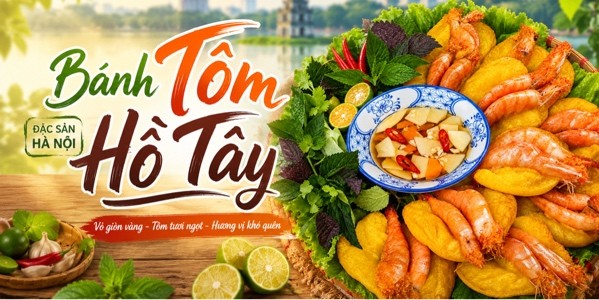 Bánh Tôm Hồ Tây - An Dương
