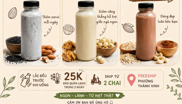 Sữa Hạt Dinh Dưỡng Tí & Sửu - Sữa Hạt - Trần Xuân