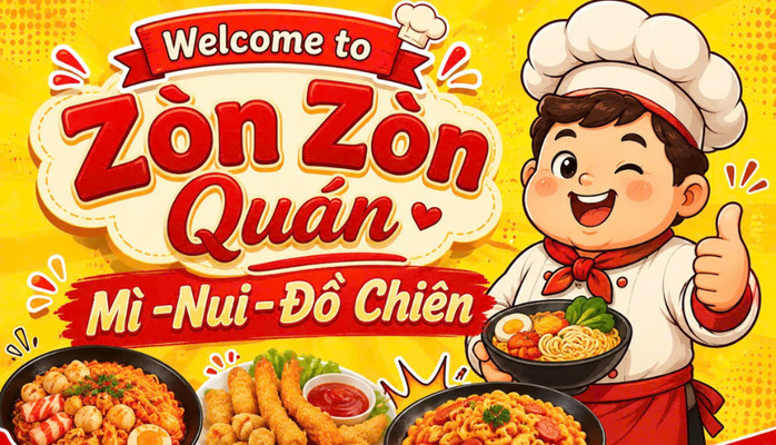 Zòn Zòn Quán - Mì, Nui & Đồ Chiên - Trưng Nữ Vương