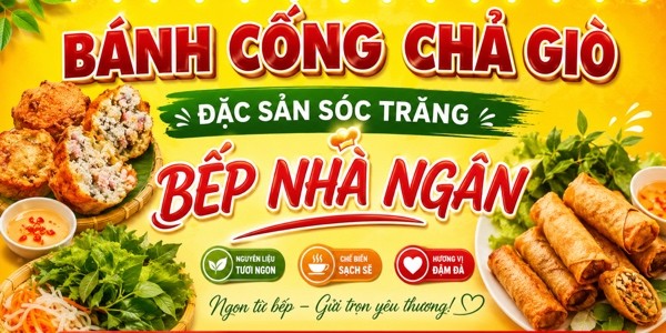 Bếp Nhà Ngân - Bánh Cống & Chả Giò Đặc Sản Sóc Trăng