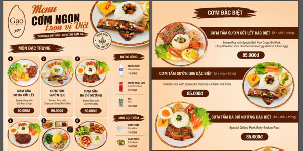 Gạo Restaurant - Cơm Tấm Sườn Que, Cơm Gà & Bún Chả