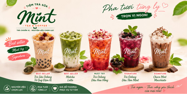 Trà Sữa Mint Tea & Coffee - Lê Khôi