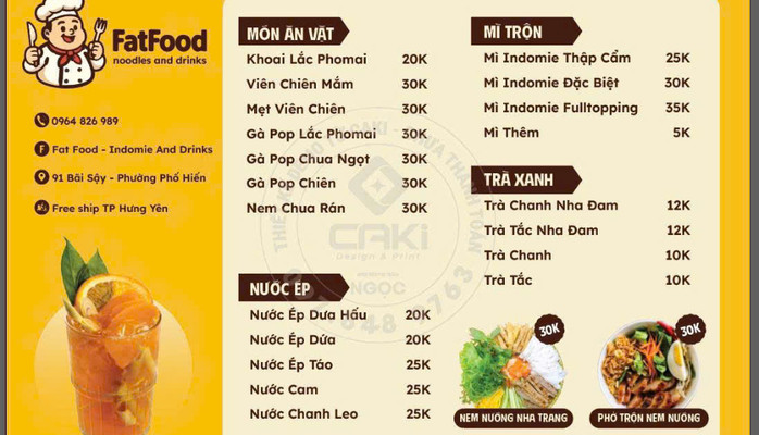 FatFood - Mì Trộn & Nem Nướng - Bãi Sậy