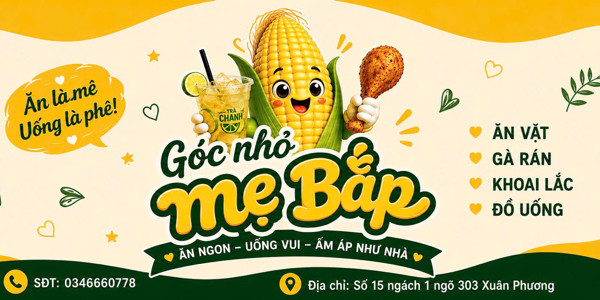 Góc Nhỏ Mẹ Bắp - Gà Rán, Đồ Ăn Vặt & Trà Sữa - Xuân Phương