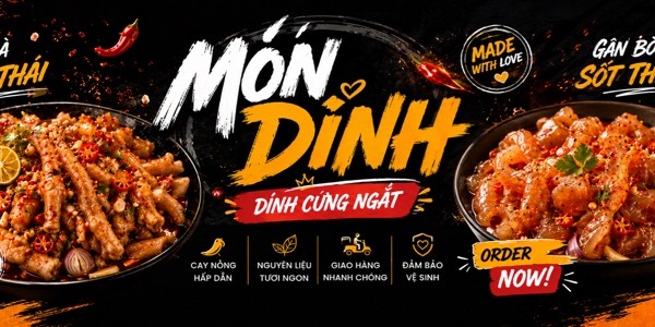 Món Dính - Chân Gà, Gân Bò & Trà