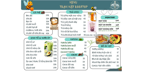 Trạm Mật Rooftop - Coffee & Tea