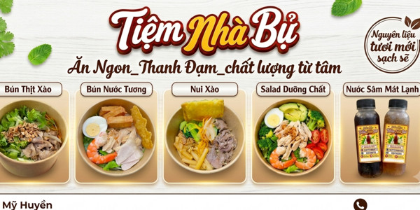 Tiệm Nhà Bự - Bún Nước Tương, Bún Thịt Xào & Nui Xào - Hóc Môn
