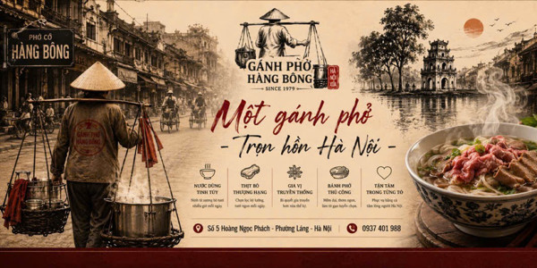 Gánh Phở Hàng Bông - Phở Bò & Cơm Rang - Số 5 Hoàng Ngọc Phách