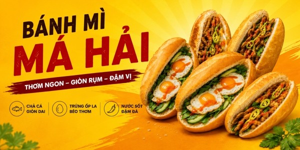 Má Hải - Bánh Mì & Trà Sữa, Latte - Phan Văn Trị