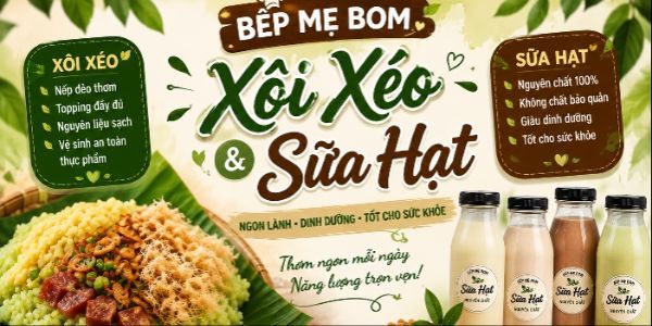 BẾP MẸ BOM - Đồ Ăn, Sữa Hạt & Đồ Uống