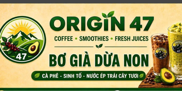 Origin 47 - Bơ Già Dừa Non, Sinh Tố & Nước Ép - Đường Lò Lu
