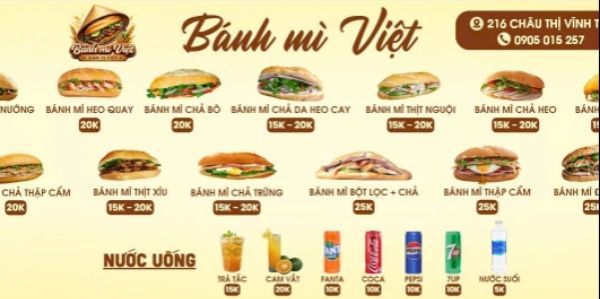 Bánh Mì Việt - 216 Châu Thị Vĩnh Tế