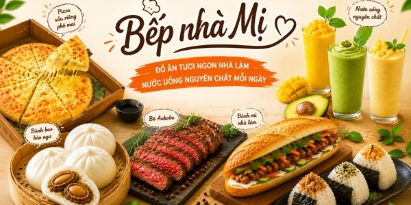 Bếp Nhà Mị - Salad, Cơm Gạo Lứt & Sữa Hạt