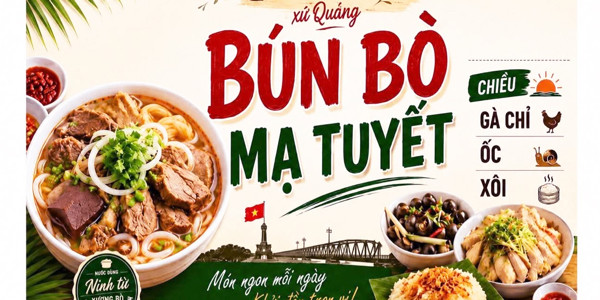 Bún Bò Mạ Tuyết - Gà Ta 7 Món, Xôi Gà & Ốc