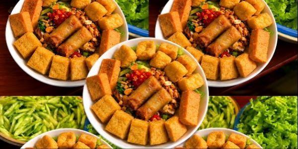 Bún Đậu Xì Dầu Giòn Ngon - Rau Câu Sinh Nhật