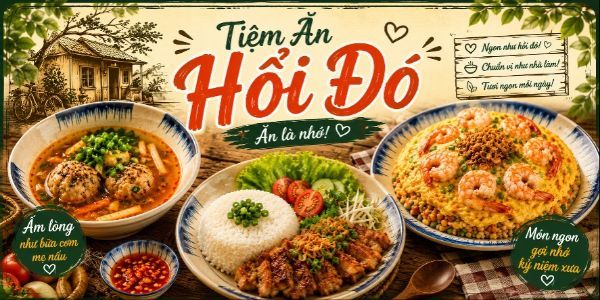 Tiệm Ăn Hồi Đó - Quán Ăn - Đại lộ Hùng Vương