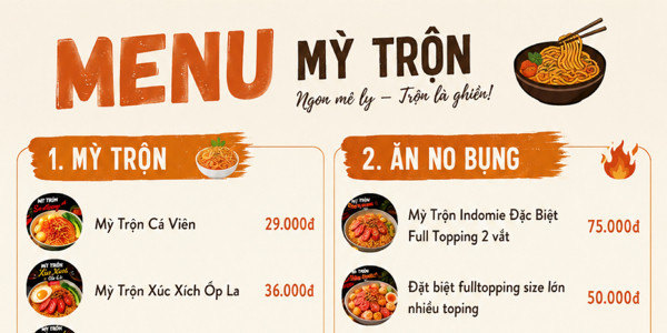 Mì Trộn Indomie - Ăn Vặt Bé Ớt - Mẹ Suốt