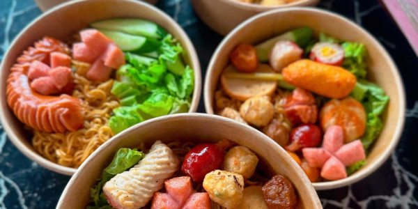Mì Trộn Cá Viên Nhà Hên