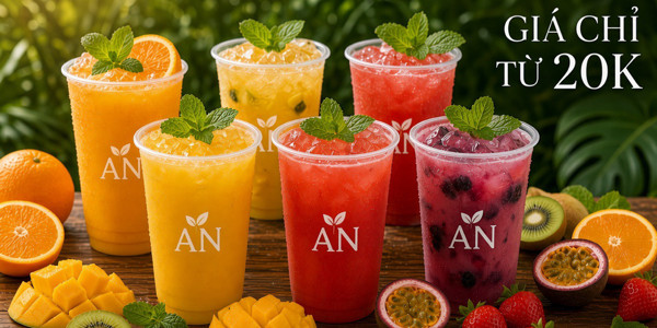 Sinh Tố AN - Nước Ép Trái Cây & Nước Mía Nguyên Chất - Phan Văn Trị