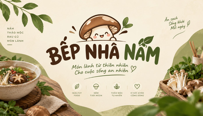 Bếp Nhà Nấm Thảo Mộc - Đồ Ăn - Ngãi Cầu