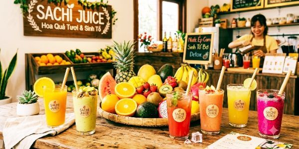 Nước Ép & Sinh Tố Trái Cây Sachi - Trần Phú