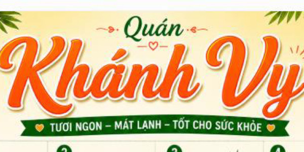 Sinh Tố - Nước Ép Nguyên Chất Khánh Vy
