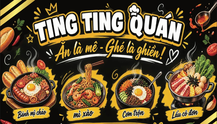 TingTing Quán - Bánh Mì Chảo, Cơm Trộn & Mì Xào - Cổng Trường Đại Học Nông Lâm