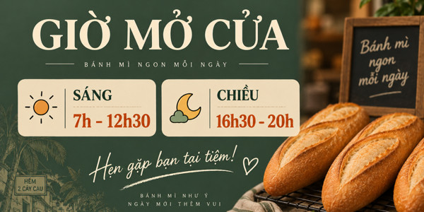 Bánh Mì Hẻm 2 Cây Cau - Tết Mậu Thân