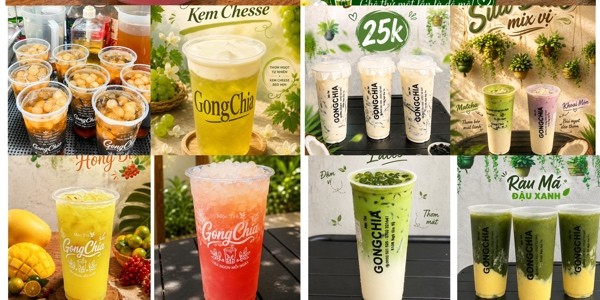 Trà Bí Đao, Trà Sữa Gạo Rang & Cà Phê Sữa Dừa - GongChia - 108 Ngô Gia Tự