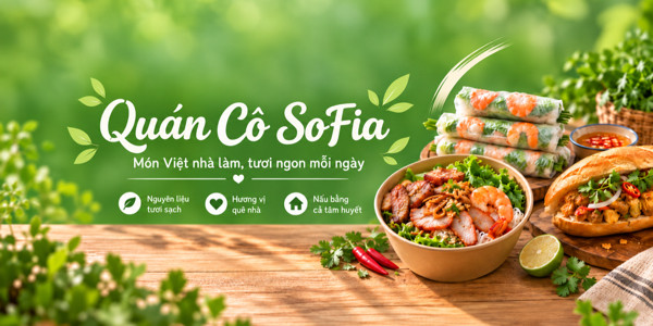Cô SoFia - Bún Nem Nướng, Gỏi Cuốn & Cà Ri Gà