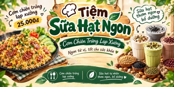 Tiệm Sữa Hạt Ngon - Sữa Hạt Nhà Nấu & Cơm Chiên Trứng - 67/19ZZ Phó Cơ Điều