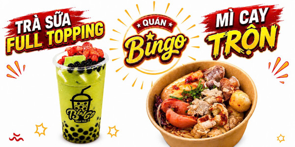 Bingo - Trà Sữa & Mì Cay Trộn - 1A12 Lưu Văn Liệt